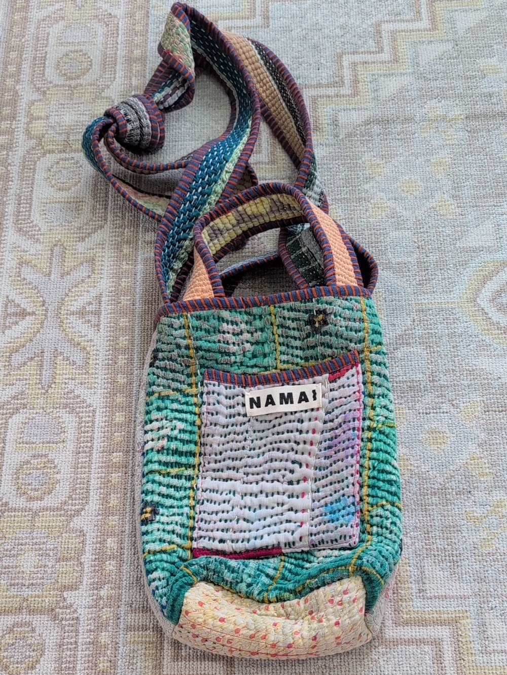 Namai Xoti Mini Zero-Waste Quilted Kantha Bag